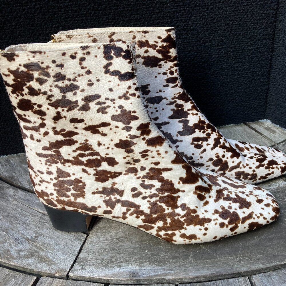 j crew zipper ankle boots western size 7.5